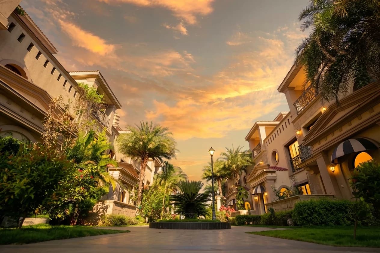The Corinth Villa Courtyard